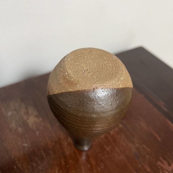 Carol McFarlan Pond Farm Pottery Studio Ceramic Vase Vessel 5 1/4" California - Picture 7 of 8